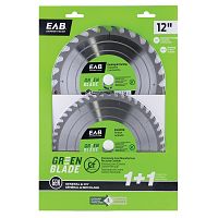 12" x 28 & 60 Teeth Framing Combo (2 Pc Multipack)  Saw Blade Recyclable Exchangeable