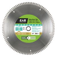 12" x 100 Teeth Metal Cutting Miter Aluminum  Industrial Saw Blade Recyclable Exchangeable