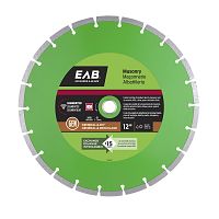 12" Segmented Rim Concrete Green  Diamond Blade Recyclable Exchangeable