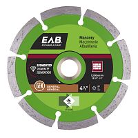 4 1/2" Segmented Rim Concrete Green  Diamond Blade Recyclable Exchangeable
