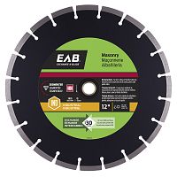 12" Segmented Rim Concrete Black Industrial Diamond Blade Recyclable Exchangeable