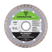 4 1/2" Turbo Rim Ceramic Tile   Diamond Blade Recyclable Exchangeable