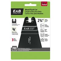 2 3/4" Flush Cut (Wood) HCS (3 Pack)  Professional Oscillating Accessory Recyclable Exchangeable