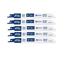 6" x 14 tpi Bimetal (5 Pack) Professional Reciprocating Blade Recyclable 