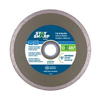 4 1/2" Continuous Rim Ceramic Tile Bronze  Diamond Blade Recyclable 