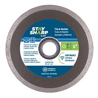4" Continuous Rim Ceramic Tile Bronze  Diamond Blade Recyclable 