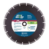 10" Segmented Rim Concrete Bronze  Diamond Blade Recyclable 