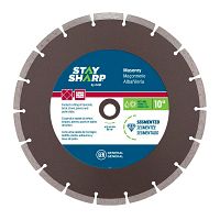 10" Segmented Rim Concrete Bronze  Diamond Blade Recyclable 