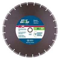 14" Segmented Rim Concrete Bronze  Diamond Blade Recyclable 