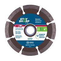 4" Segmented Rim Concrete Bronze  Diamond Blade Recyclable 