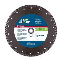 10" Turbo Rim Concrete Bronze  Diamond Blade Recyclable 